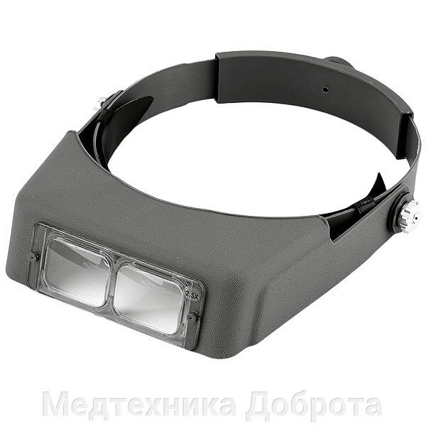 Лупа-очки налобная бинокулярная MG81007-B от компании Медтехника Доброта - фото 1