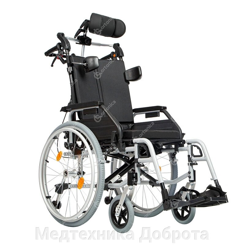 Механическая коляска Comfort 200 (Delux 500) от компании Медтехника Доброта - фото 1