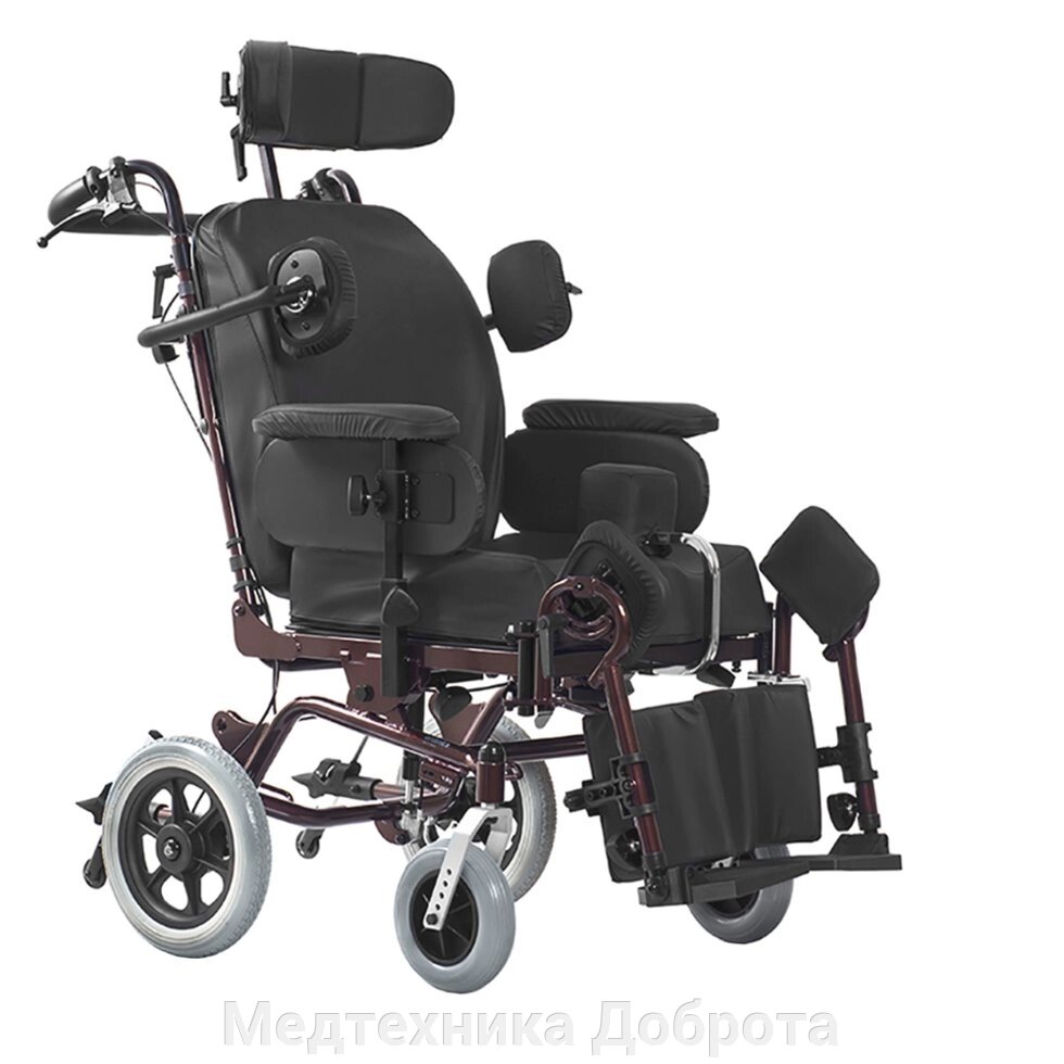 Механическая коляска Luxe 200 (Delux 560) от компании Медтехника Доброта - фото 1