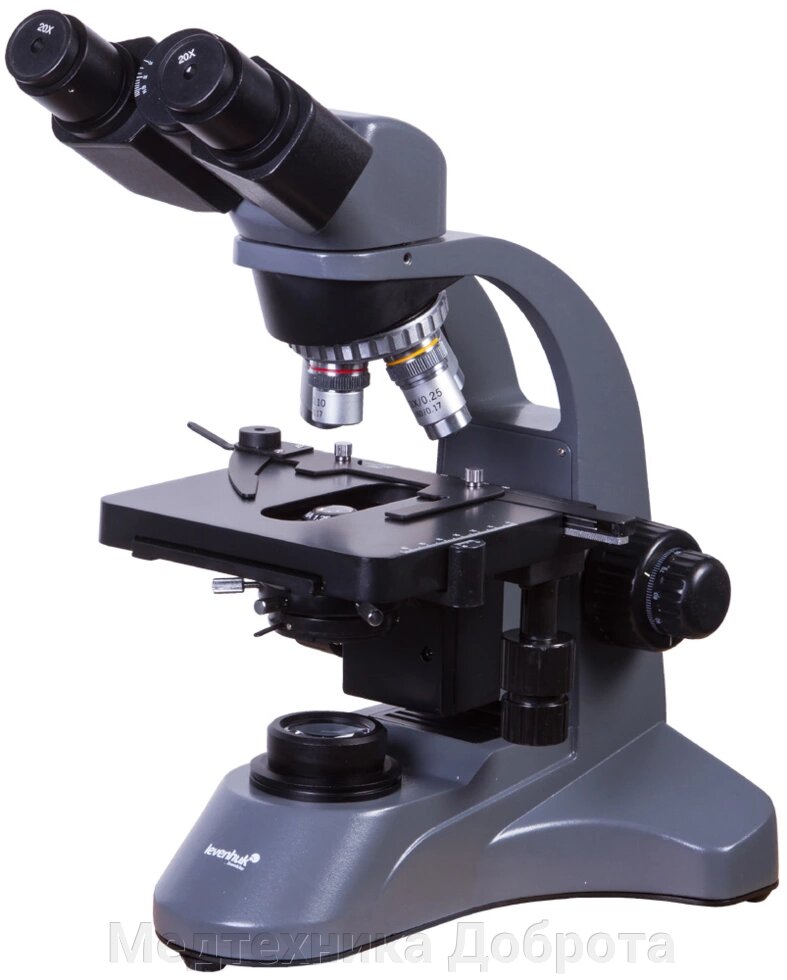 Микроскоп Levenhuk 720B, бинокулярный от компании Медтехника Доброта - фото 1