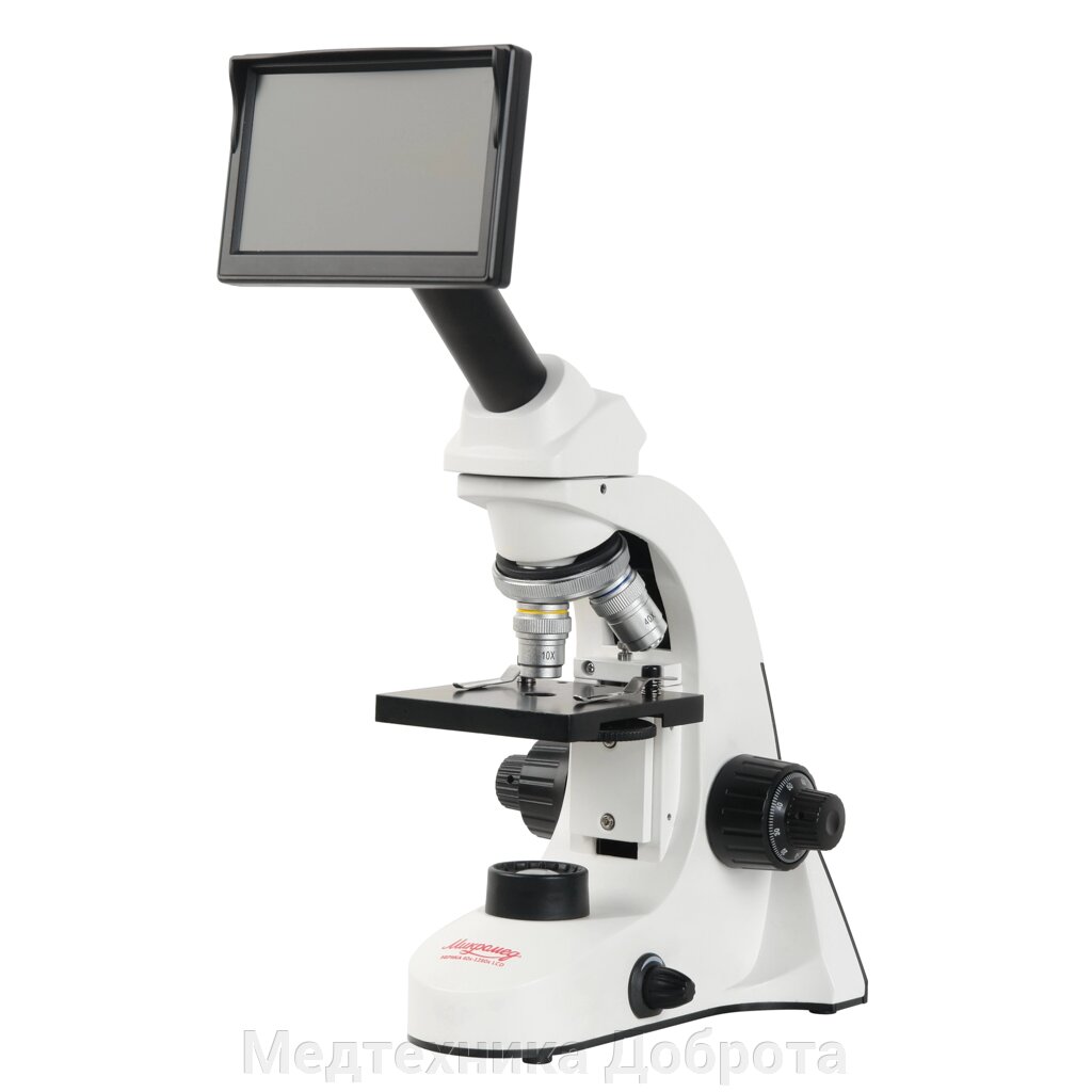Микроскоп школьный Эврика 40х-1280х LCD цифровой от компании Медтехника Доброта - фото 1