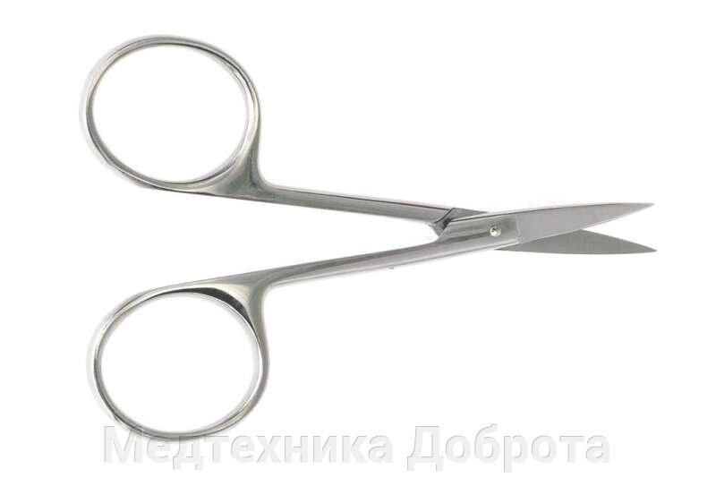 Ножницы, остроконечные прямые 100 мм от компании Медтехника Доброта - фото 1