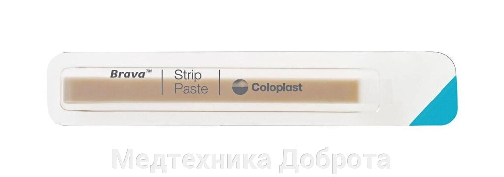 Паста герметик для стомы Coloplast Brava в полосках, 6 гр, 026555 от компании Медтехника Доброта - фото 1