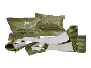 Пакет перевязочный индивидуальный с эластичным бандажом стерильный (ППИ (Э)), 2 подушки