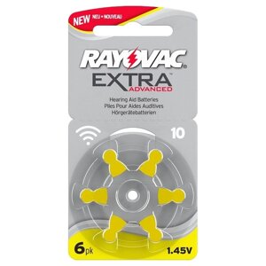Батарейка для слуховых аппаратов Rayovac Extra 10