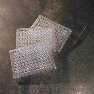 Планшет иммунологический стерильный, П-образное дно, 96 лунок от компании Медтехника Доброта - фото 1