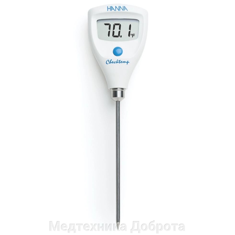 Портативный электронный термометр с встроенным датчиком HI 98501 Checktemp от компании Медтехника Доброта - фото 1