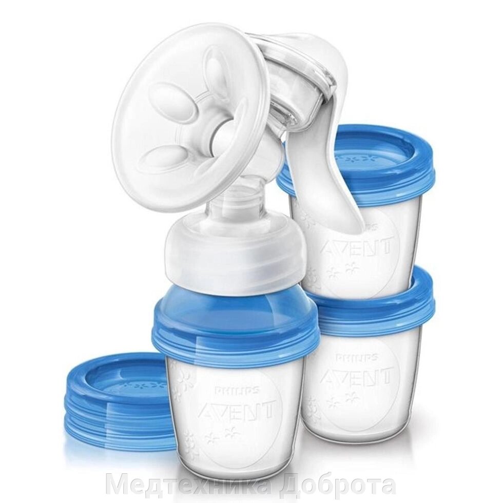 Ручной молокоотсос Philips Avent Natural SCF330/13 от компании Медтехника Доброта - фото 1