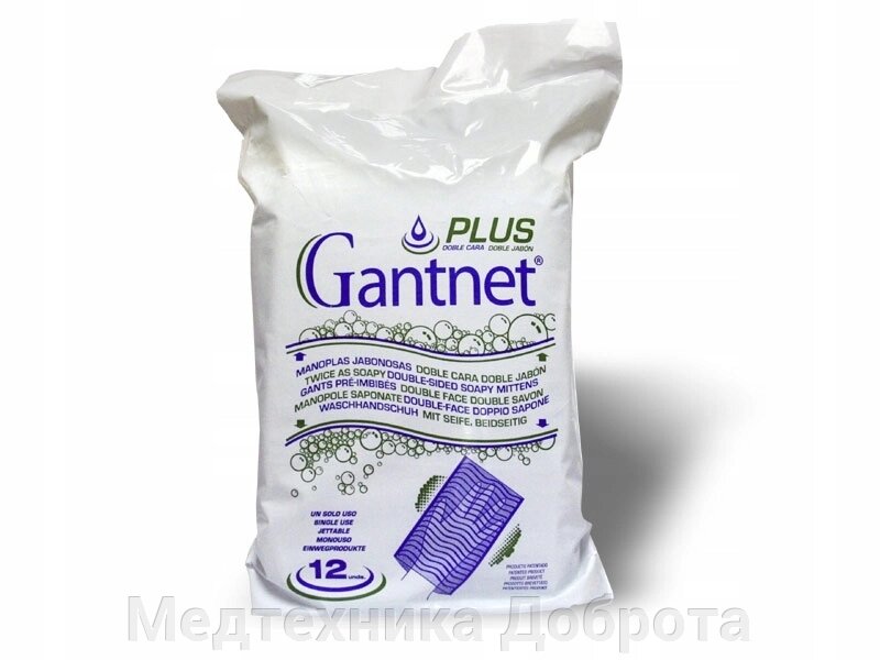 Рукавицы пенообразующие Gantnet Plus, 12 штук от компании Медтехника Доброта - фото 1