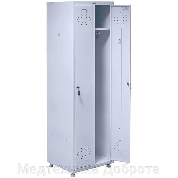 Шкаф медицинский для одежды МД 2 ШМ-SS от компании Медтехника Доброта - фото 1