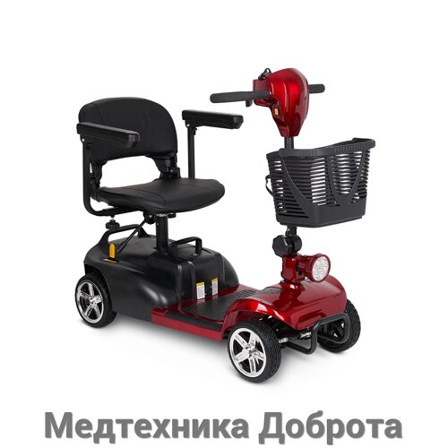 Скутер для инвалидов и пожилых людей Доброта Х-02 (Красный)