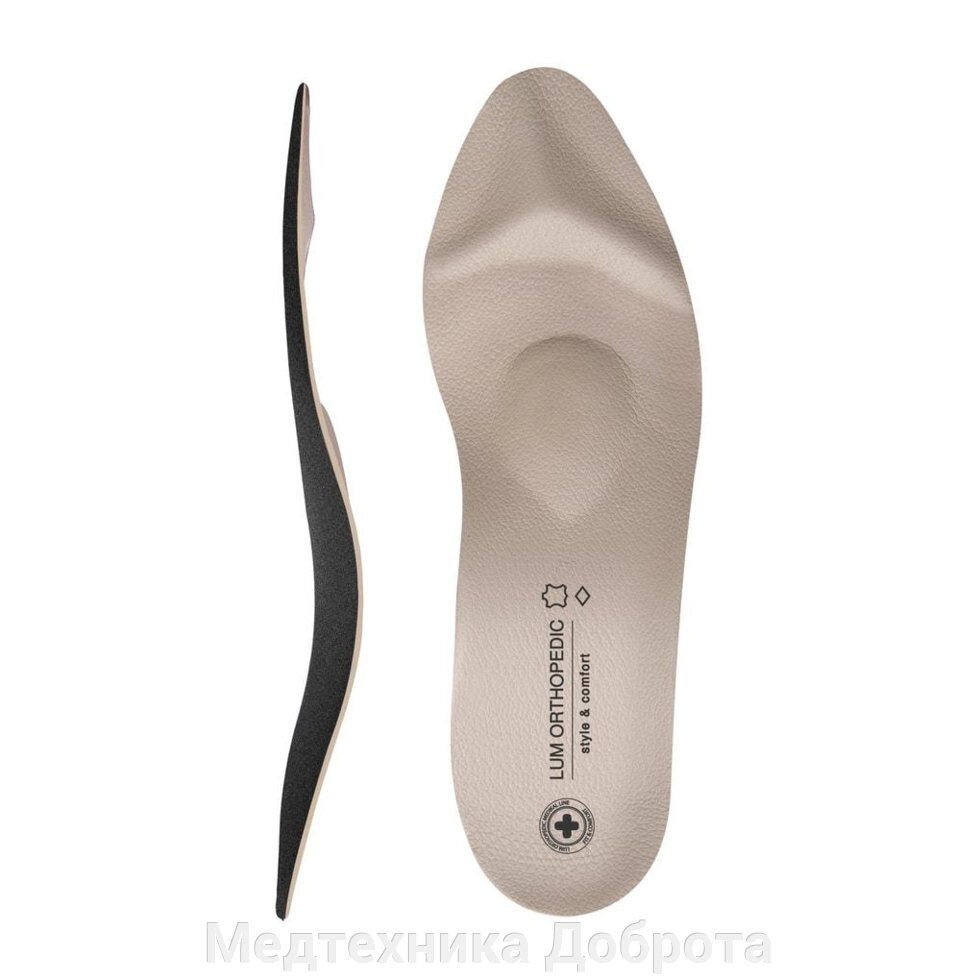 Стельки ортопедические для открытой модельной обуви LUM207 от компании Медтехника Доброта - фото 1