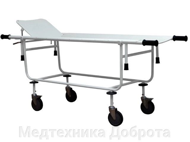 Тележка для перевозки больных, со съемной панелью ТБС-01 от компании Медтехника Доброта - фото 1