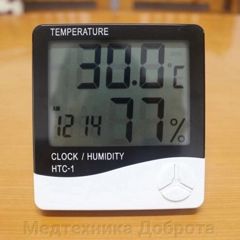 Термогигрометр HTC-1 от компании Медтехника Доброта - фото 1