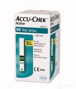 Тест-полоски Акку-Чек Актив 50 штук (Accu-Chek Active)