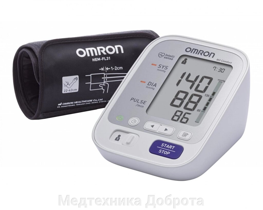 Тонометр OMRON М3 Comfort от компании Медтехника Доброта - фото 1