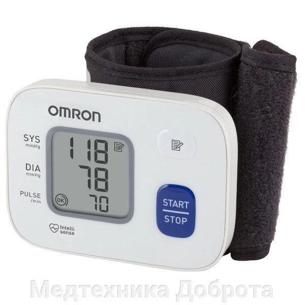 Тонометр Omron RS2 на запястье от компании Медтехника Доброта - фото 1