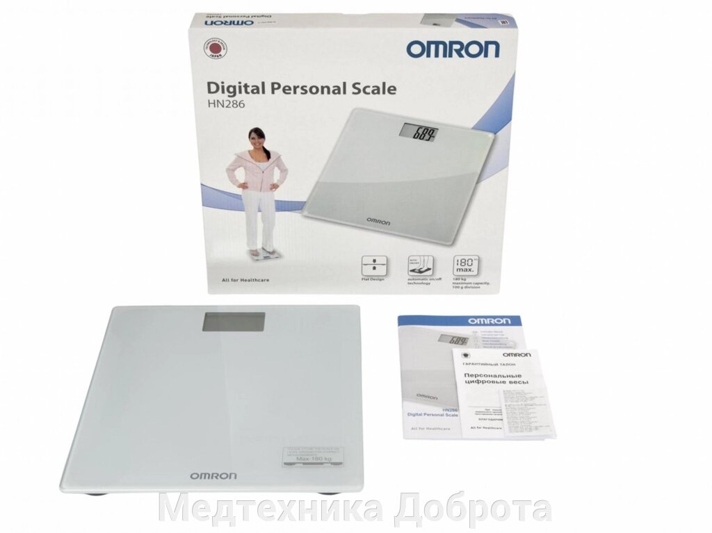 Весы персональные цифровые OMRON HN-286 от компании Медтехника Доброта - фото 1