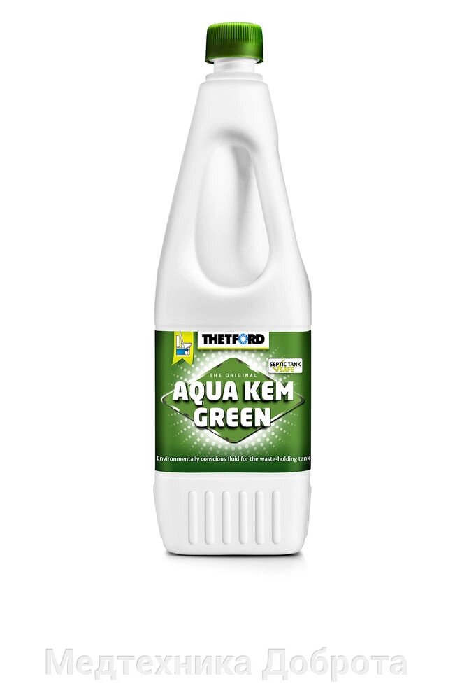 Жидкость для биотуалетов Aqua Kem Green (Аква Кем Грин) от компании Медтехника Доброта - фото 1
