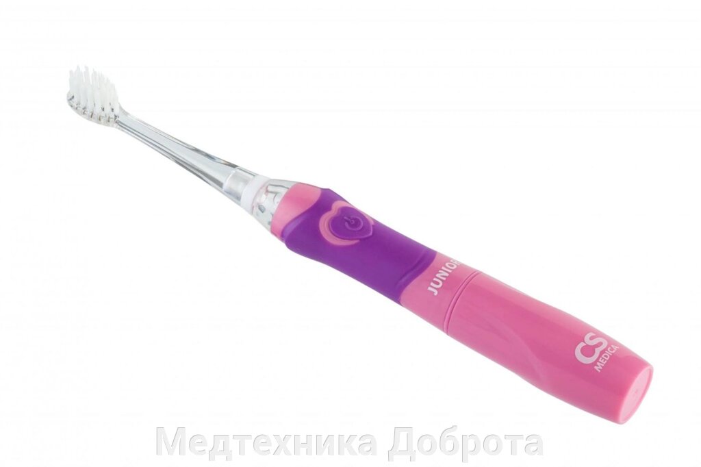 Звуковая зубная щетка Omron CS-562 Junior (розовая) от компании Медтехника Доброта - фото 1