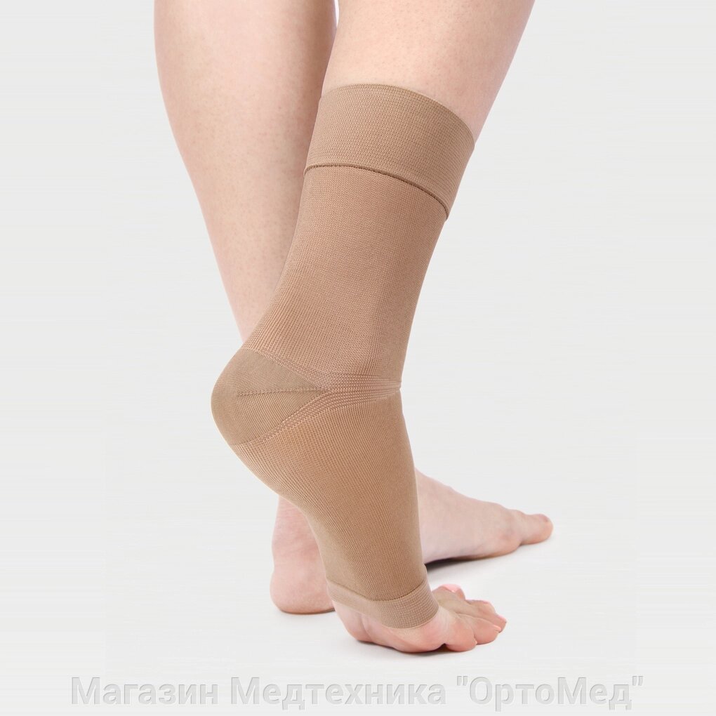 Бандаж на голеностопный сустав эластичный AS-E06 от компании Магазин Медтехника "ОртоМед" - фото 1