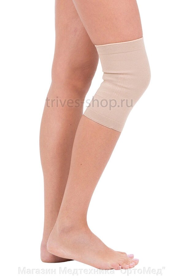 Бандаж на коленный сустав эластичный DO209 (Т. 44.02) Еврокомфорт от компании Магазин Медтехника "ОртоМед" - фото 1