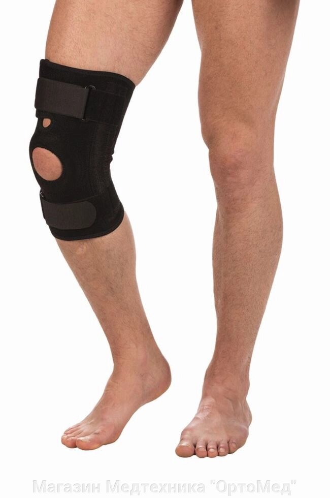 Бандаж на коленный сустав с пружинными ребрами Т-8512 (Т.44.12) Тривес от компании Магазин Медтехника "ОртоМед" - фото 1