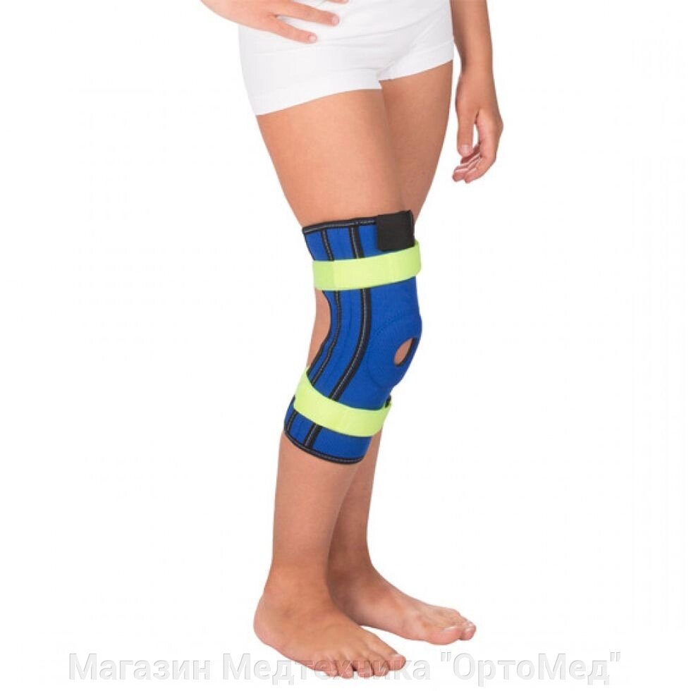 Детский бандаж на коленный сустав с пружинными ребрами жесткости Т-8530 (Т. 44.30) Тривес от компании Магазин Медтехника "ОртоМед" - фото 1