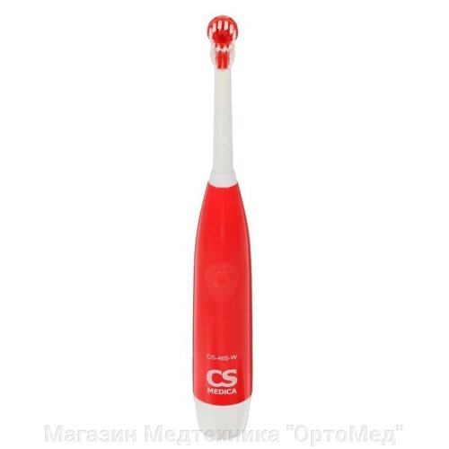 Электрическая зубная щетка CS Medica CS-465 (синяя/красная)