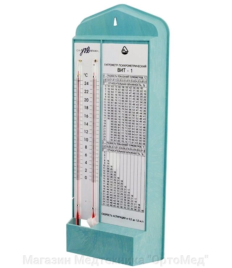 Гигрометр психометрический ВИТ-1 от компании Магазин Медтехника "ОртоМед" - фото 1