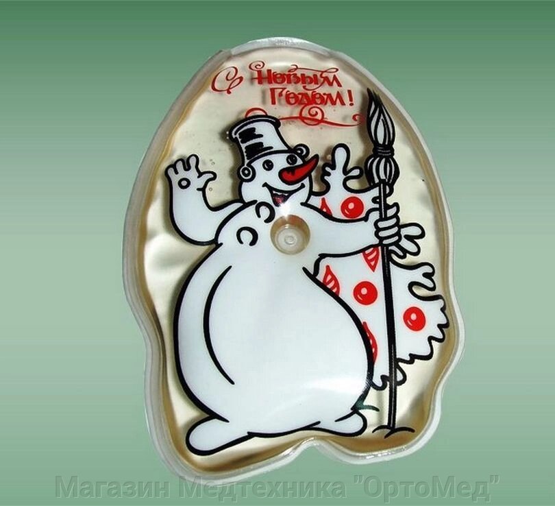 Грелка медицинская физиотерапевтическая солевая "Снеговик" от компании Магазин Медтехника "ОртоМед" - фото 1
