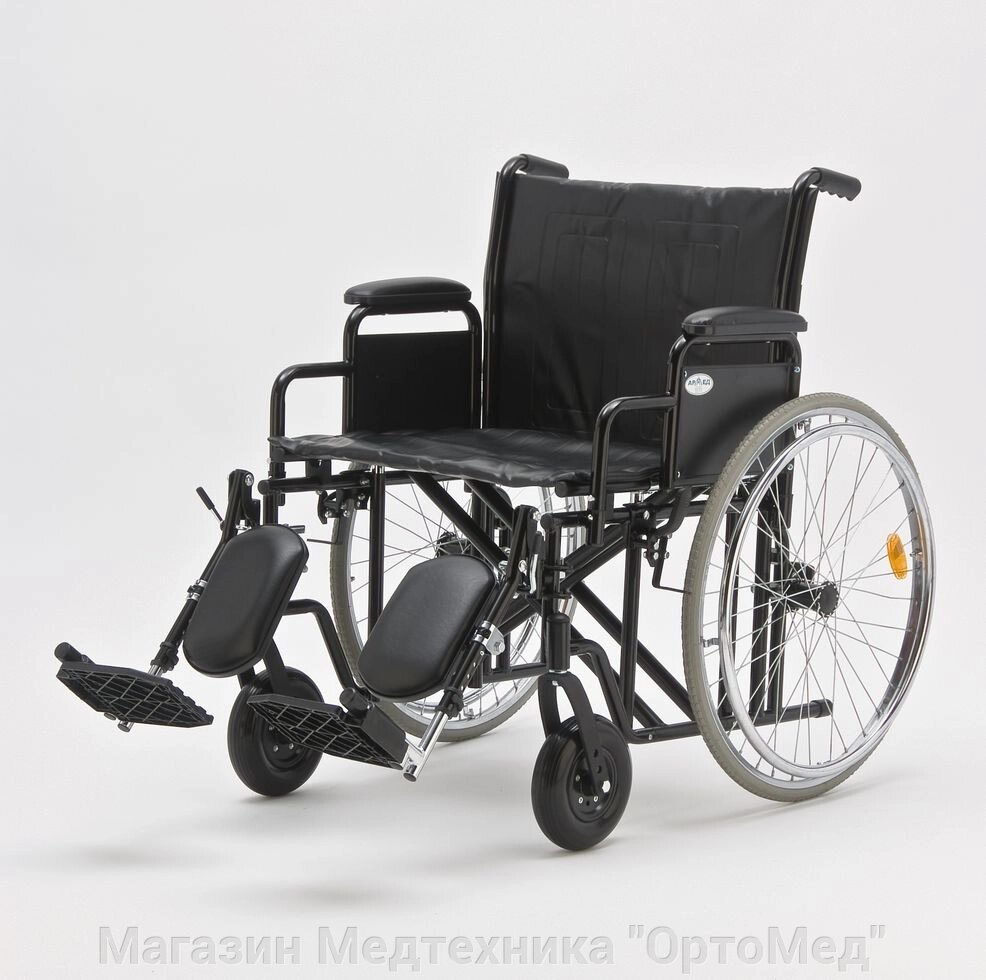 Кресло-коляска Н-002 22 увеличенная от компании Магазин Медтехника "ОртоМед" - фото 1