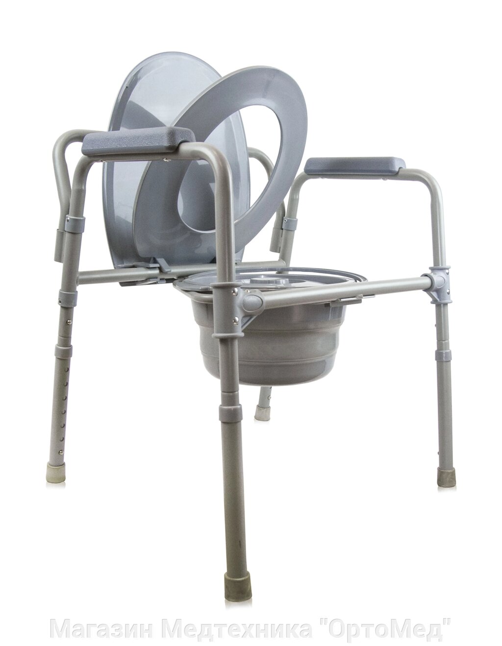 Кресло-туалет АМСВ 6809 складное Amrus от компании Магазин Медтехника "ОртоМед" - фото 1