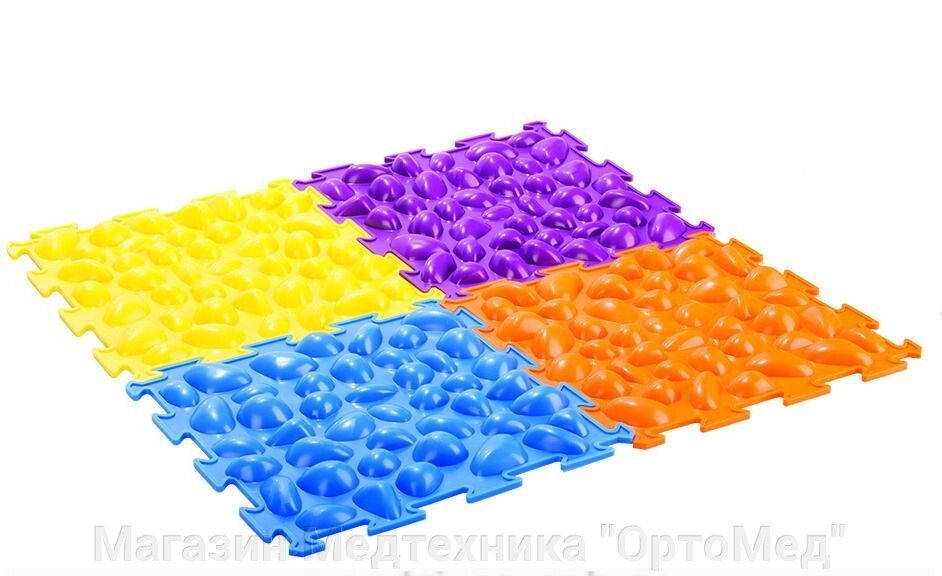 Массажный коврик «Цветные камешки» М-516 от компании Магазин Медтехника "ОртоМед" - фото 1