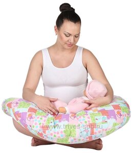 Подушка ортопедическая для беременных и для кормления ребенка ТОП-113 S, L (Т. 313) Тривес