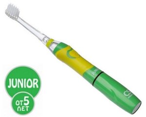 Электрическая звуковая зубная щетка CS Medica CS-562 Junior (зеленая/розовая)