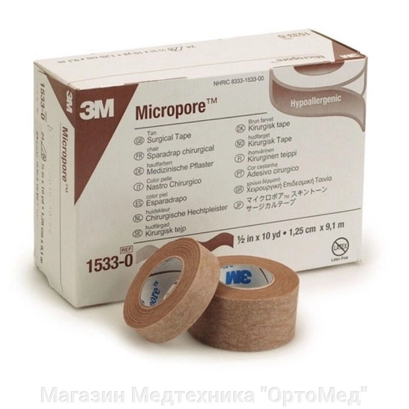 Пластырь Micropor 2,5 х 9,1 от компании Магазин Медтехника "ОртоМед" - фото 1