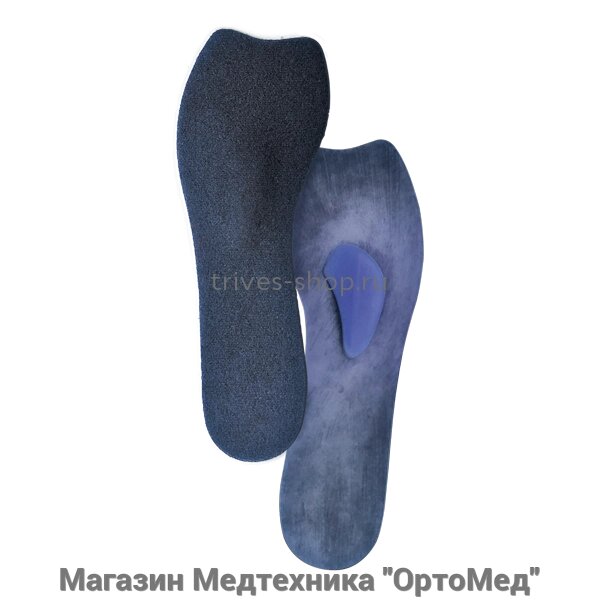 Полустельки ортопедические женские (для модельной обуви, силиконовые с тканевым покрытием) СТ-46 от компании Магазин Медтехника "ОртоМед" - фото 1