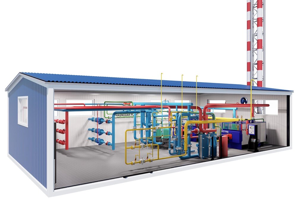 Газовая блочно-модульная котельная от компании ООО «ЮГ-ГАЗСТРОЙПРОЕКТ» - фото 1