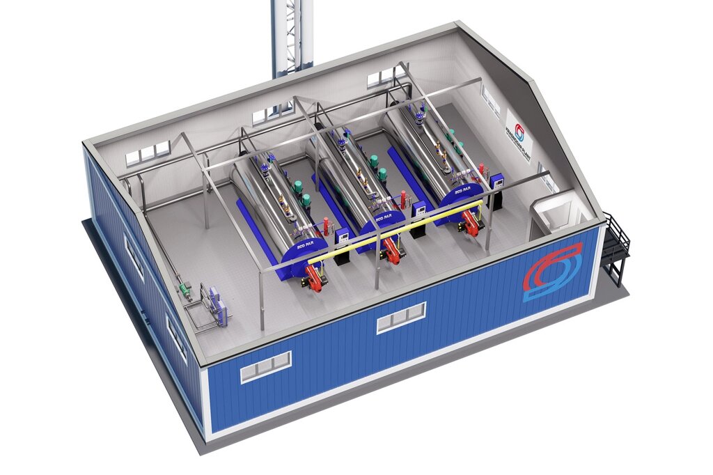 Паровая котельная от компании ООО «ЮГ-ГАЗСТРОЙПРОЕКТ» - фото 1