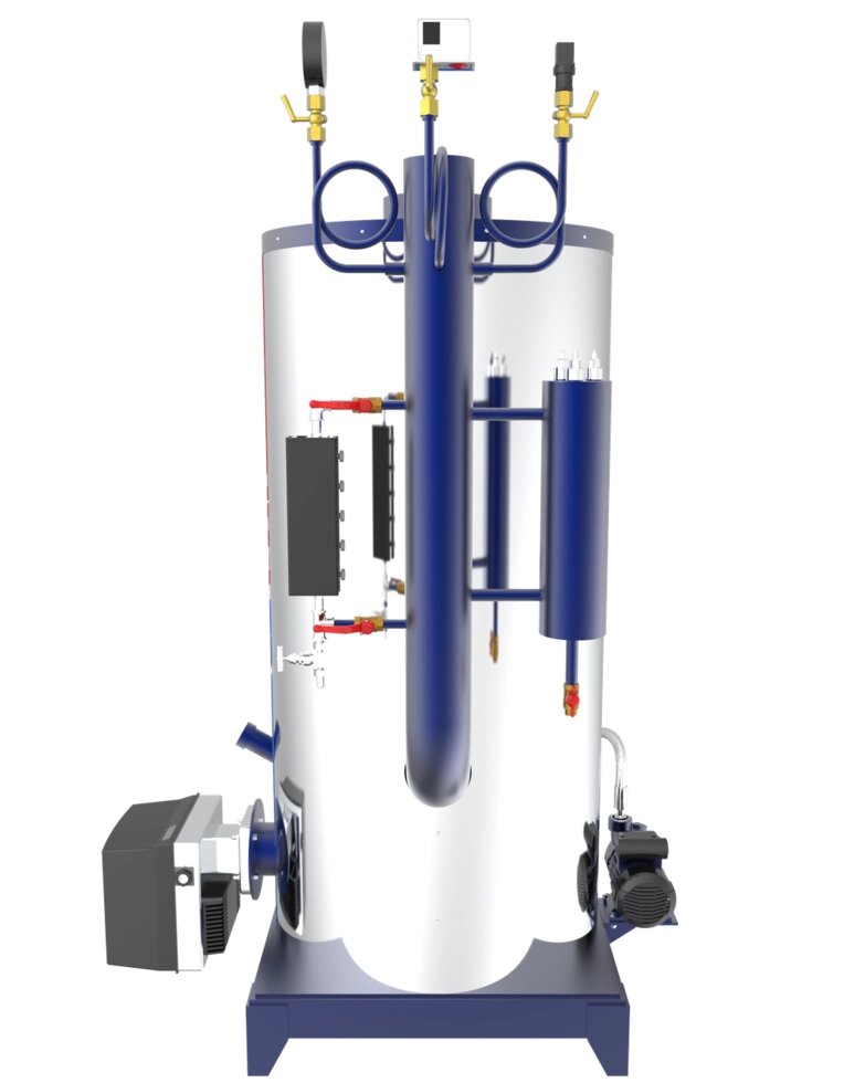 Паровой котёл (парогенератор) 16 бар 100 - 2000 кг/ч от компании ООО «ЮГ-ГАЗСТРОЙПРОЕКТ» - фото 1
