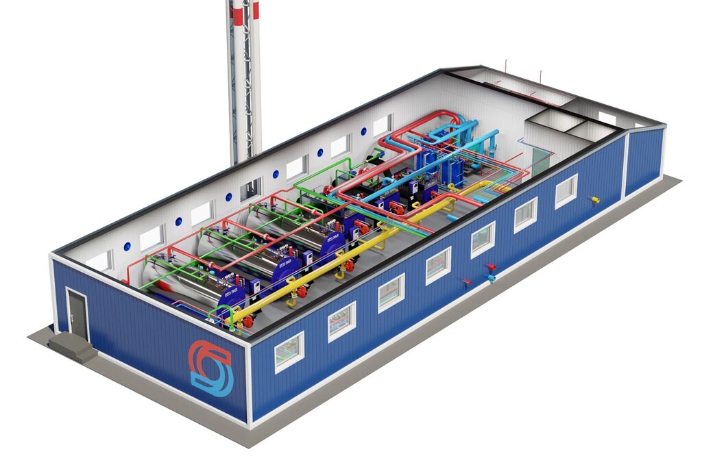 Стационарная котельная от компании ООО «ЮГ-ГАЗСТРОЙПРОЕКТ» - фото 1
