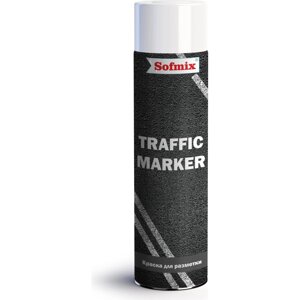 Аэрозольная краска для разметки sofmix traffic marker