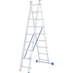 Алюминиевая двухсекционная лестница СИБРТЕХ 97909