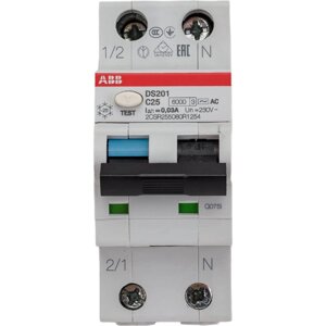 Автоматический выключатель дифференциального тока ABB 2CSR255080R1254