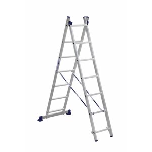 Двухсекционная универсальная алюминиевая двухсекционная лестница Алюмет H2 5207