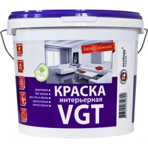 Интерьерная влагостойкая краска VGT ВД АК 2180