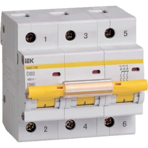 Модульный автоматический выключатель IEK ВА 47-100