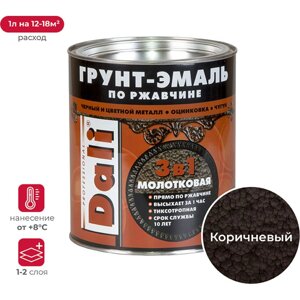 Молотковая грунт-эмаль по ржавчине DALI 29334