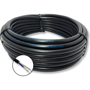 Монтажный кабель ПРОВОДНИК мкшнг (a)-ls 2x0.5 мм2, 100м